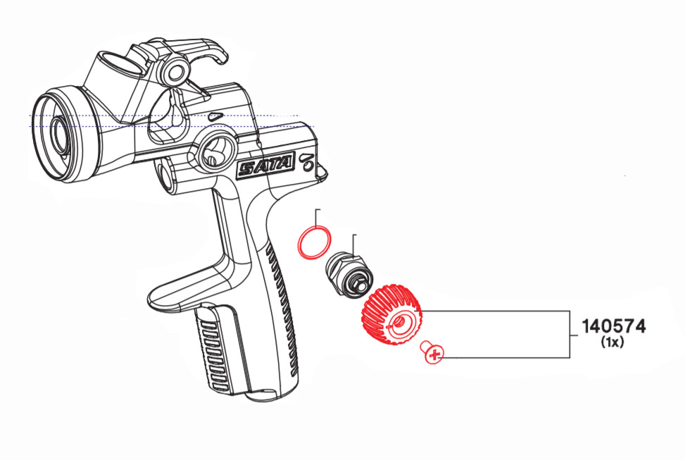 Szabályozó Gomb Csavarral 140574