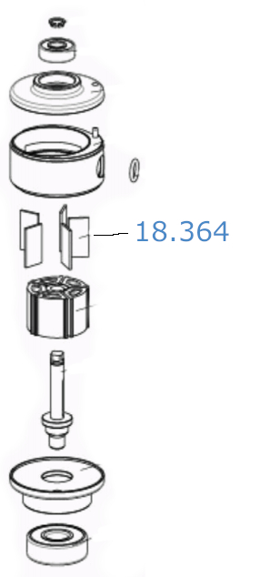 10 Lamella Skorpio III 1.45 X 11 X 19.92Mm