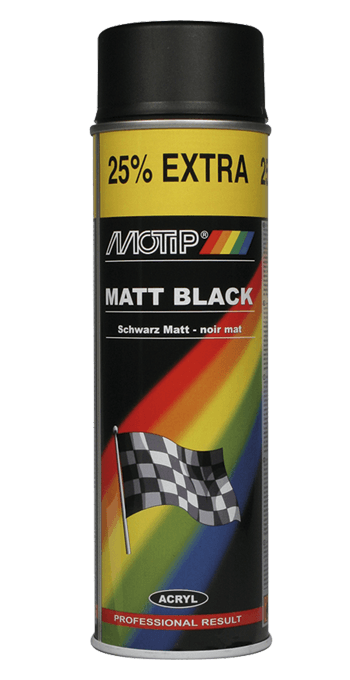 Rallye Spray Universal Lak Matt Fekete 500 Ml