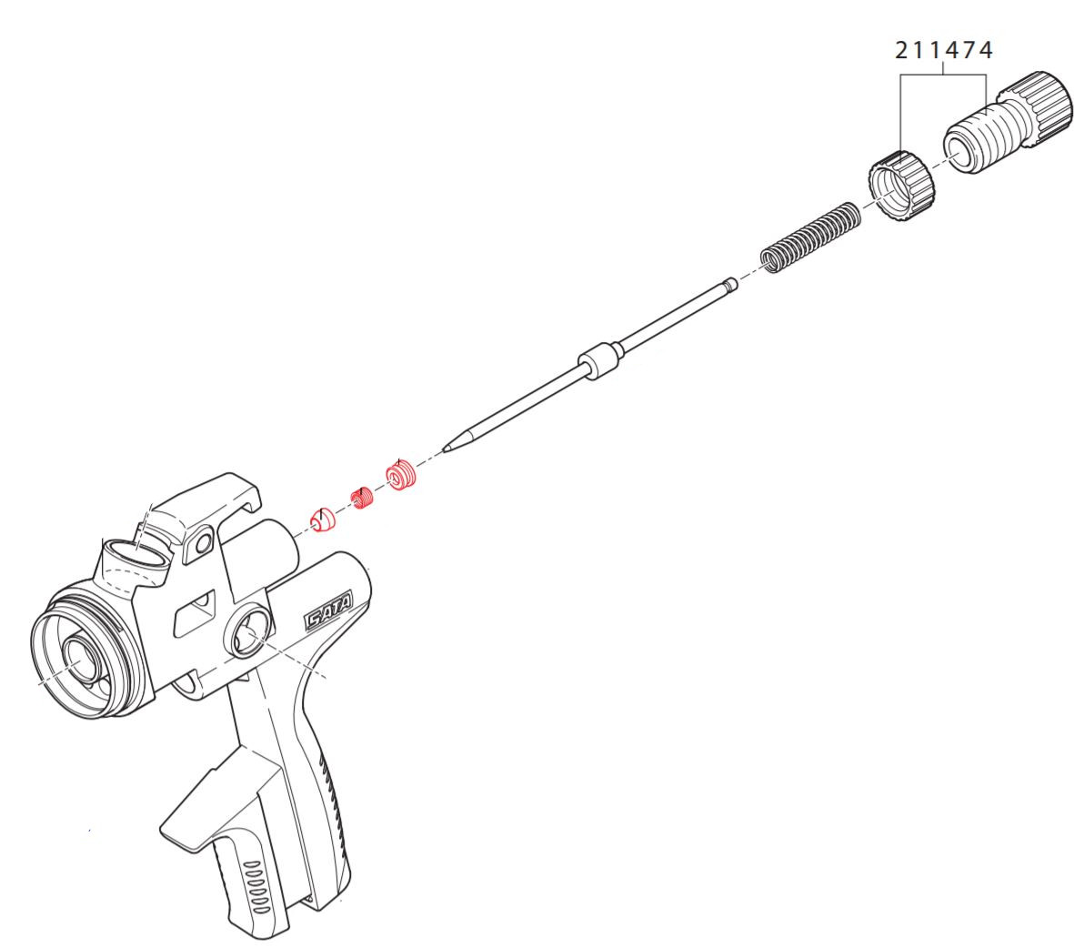 Anyagáramlás-ellenőrző ellenanyás 211474