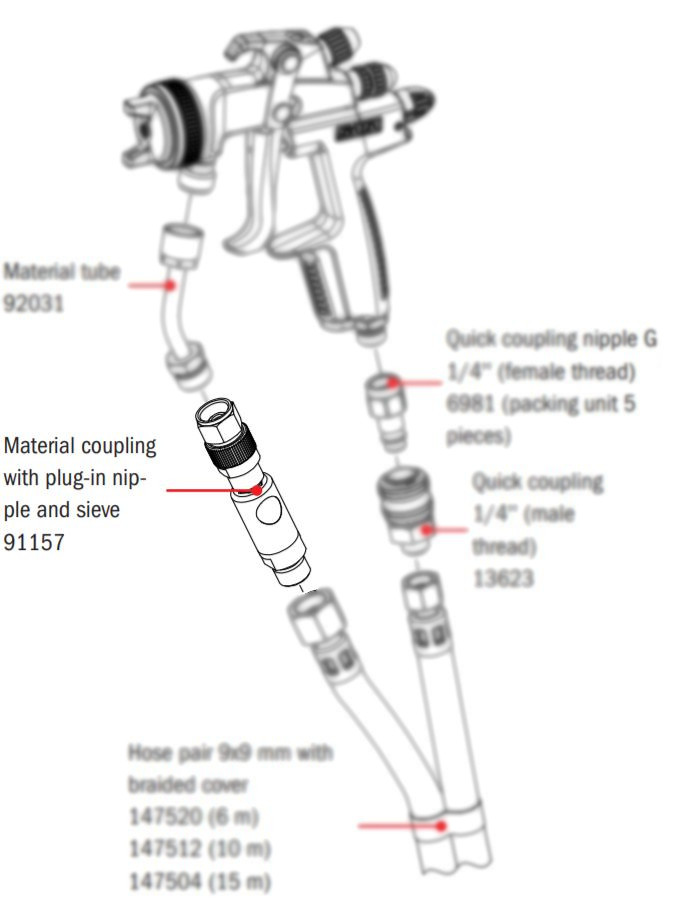Anyagcsatlakozó Plug-In Nippellel + Szűrő 91157